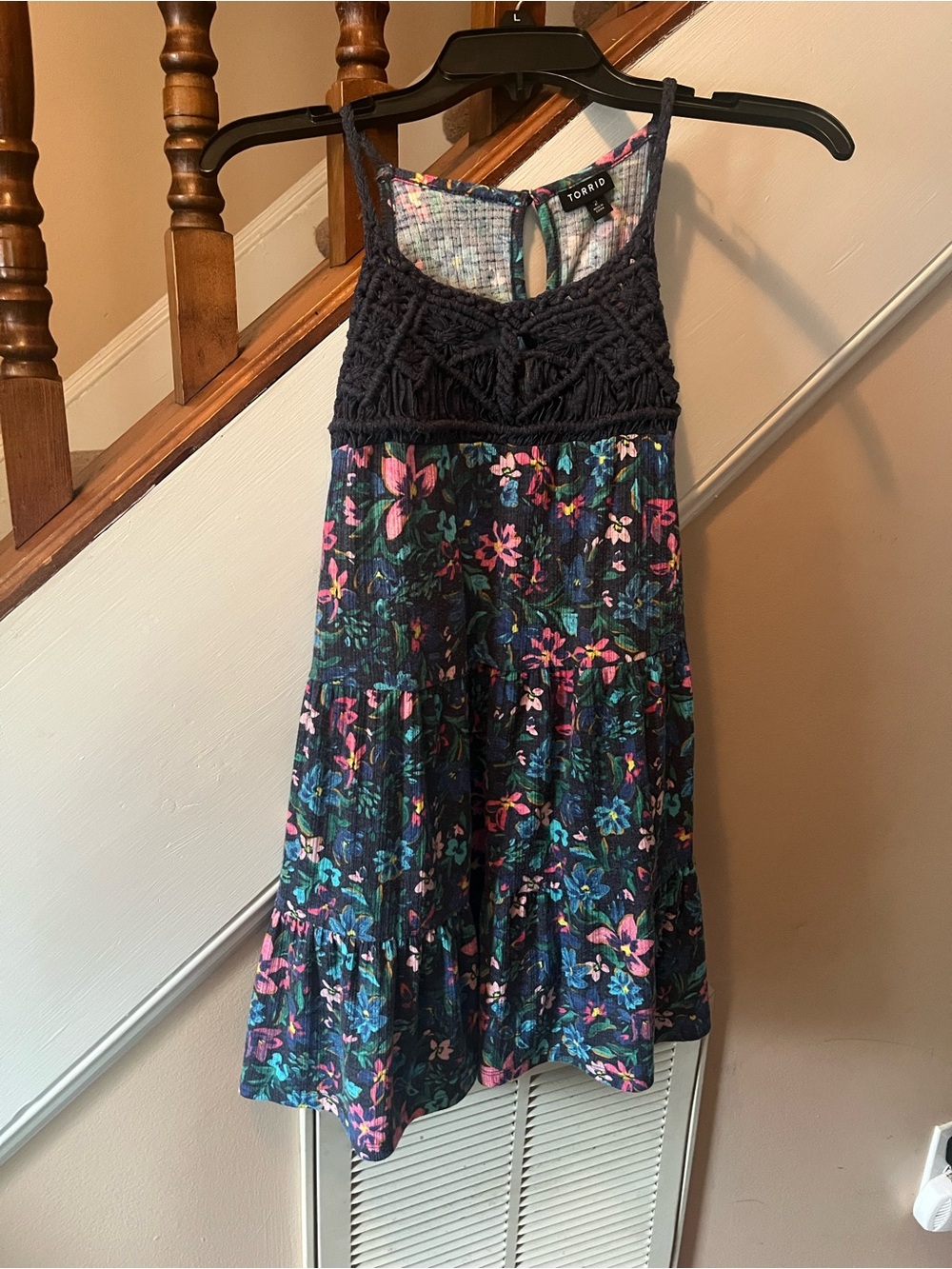 Torrid Floral Baby Doll Top sz 2